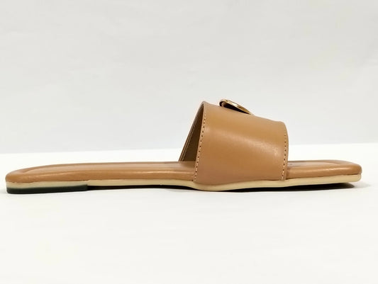 Beige Jelly Sole Ladies Slippers - New Design | Free Shipping Pakistan