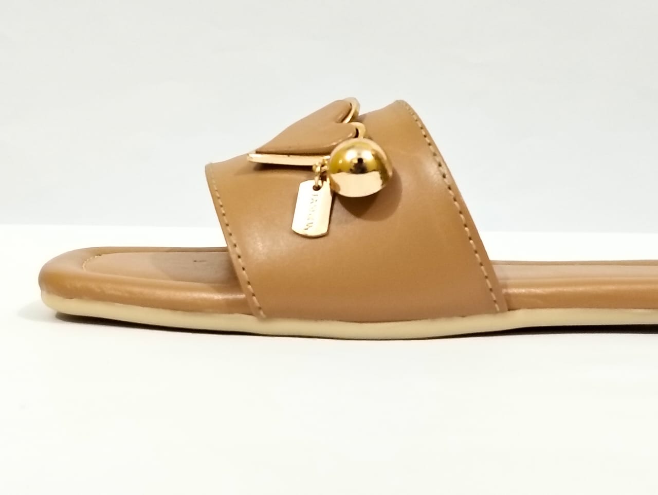 Beige Jelly Sole Ladies Slippers - New Design | Free Shipping Pakistan
