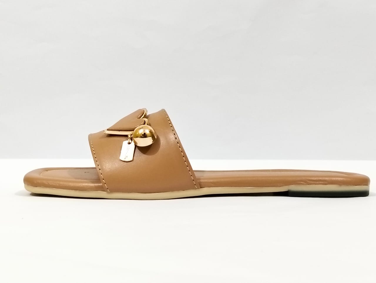 Beige Jelly Sole Ladies Slippers - New Design | Free Shipping Pakistan